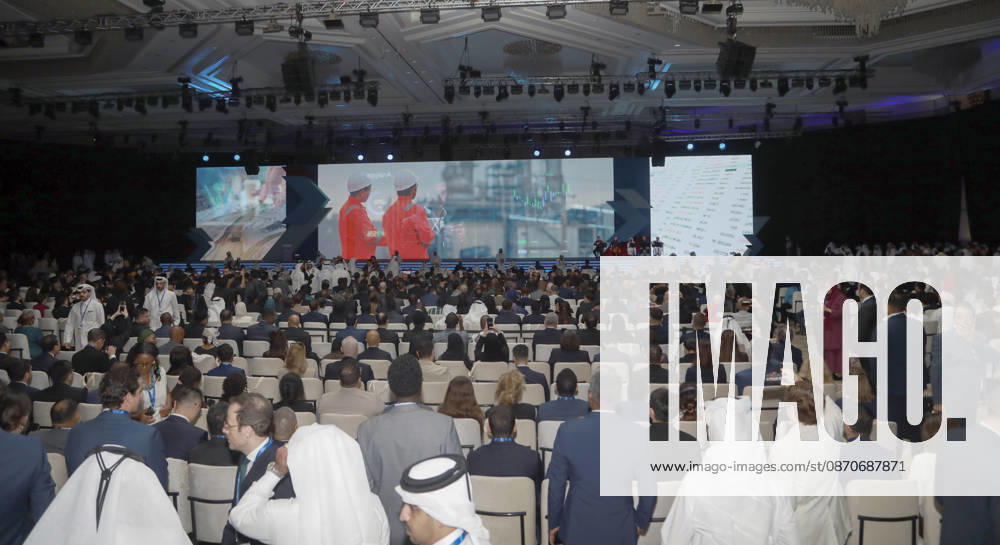 Doha Qatar World Investment Forum Delegates attend a plenary session in a crowded auditorium at the opening of the World Investment Forum in Doha, Qatar, on October 25, 2026. The ninth World Investment Forum, organized by UN Trade and Development (UNCTAD) and hosted by Qatar from October 25 to 27 under the theme Investing in the Future, brings together government officials, investors and business leaders to discuss international investment, sustainable development and economic resilience. Doha Baladiyat ad Dawhah Qatar