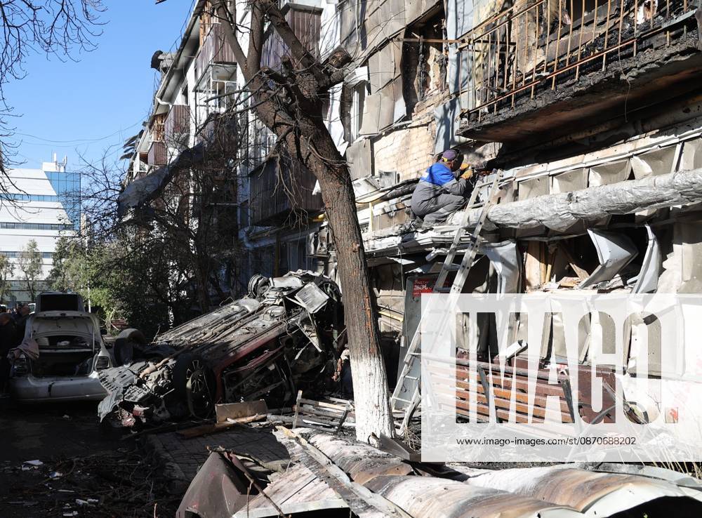 Russia Ukraine Drone Attack 9273070 25.10.2026 A view shows a residential building damaged in a massive drone attack amid Russia s military operation in Ukraine, in Belgorod, Russia. Two persons were killed and 14 others were injured in a reported strike by the Ukrainian Armed Forces on October 25. Taisia Liskovets Sputnik Belgorod Russia