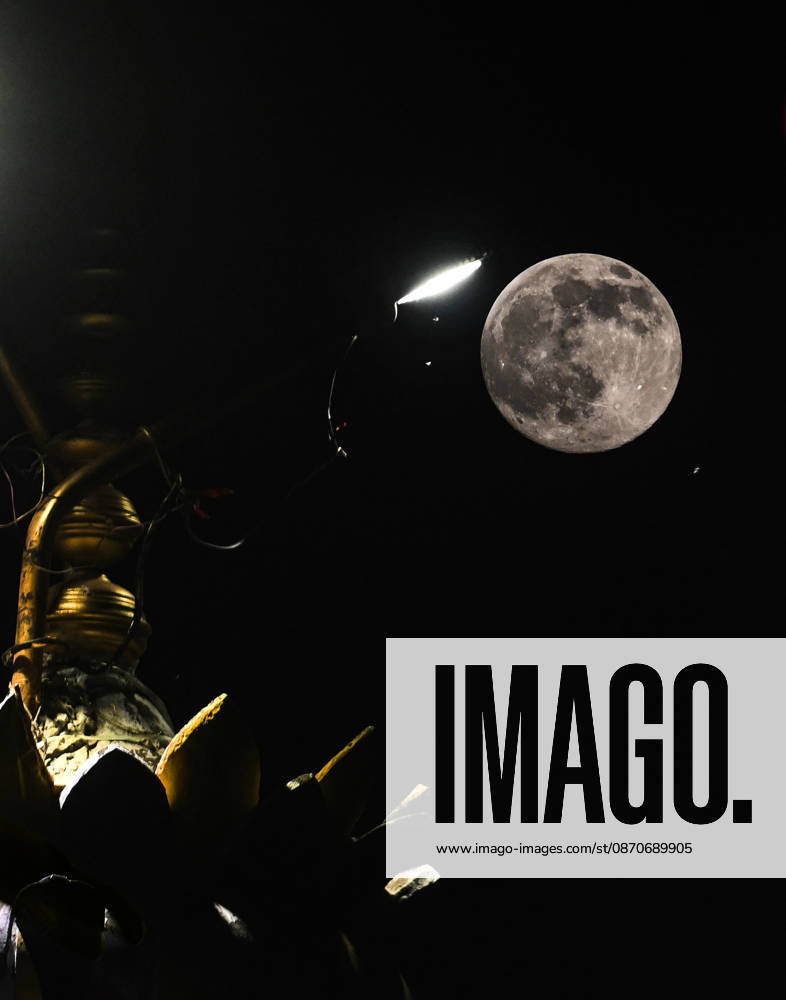 Full Moon Seen On The Occasion Of Sharad Purnima New Delhi, Oct 25 (ANI): A long exposure shot of full moon as seen in the sky on the occasion of Sharad Purnima, a harvest and spiritual festival celebrated on the full moon night, in New Delhi on Sunday. New Delhi Delhi India