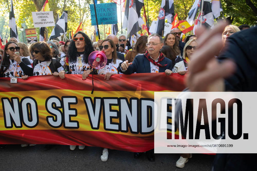Mujeres Caballas organizes a rally in Madrid in support of Ceuta and demands a solution to the crisis within 30 days. The president of Ceuta, Juan Jesús Vivas, during a rally in support of the people of Ceuta on October 25, 2026, in Madrid, Spain. Women from Ceuta have organized this demonstration to demand solutions so that the autonomous city can return to the normalcy it enjoyed prior to July 30, when there was a massive influx of 80,000 people from Morocco. During the march, they demanded increased border security, the return of migrants, and reform of the Immigration Law. OCTOBER 25, 2026 Fernando Sá Spain