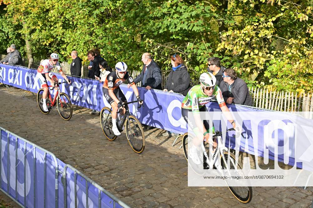 Belgium s Joran Wyseure pictured in action during the men s elite race of the Superprestige Overijse cyclocross cycling event, Sunday 25 October 2026 in Overijse, the first race of the Superprestige competition. DAVIDxPINTENS 191011046