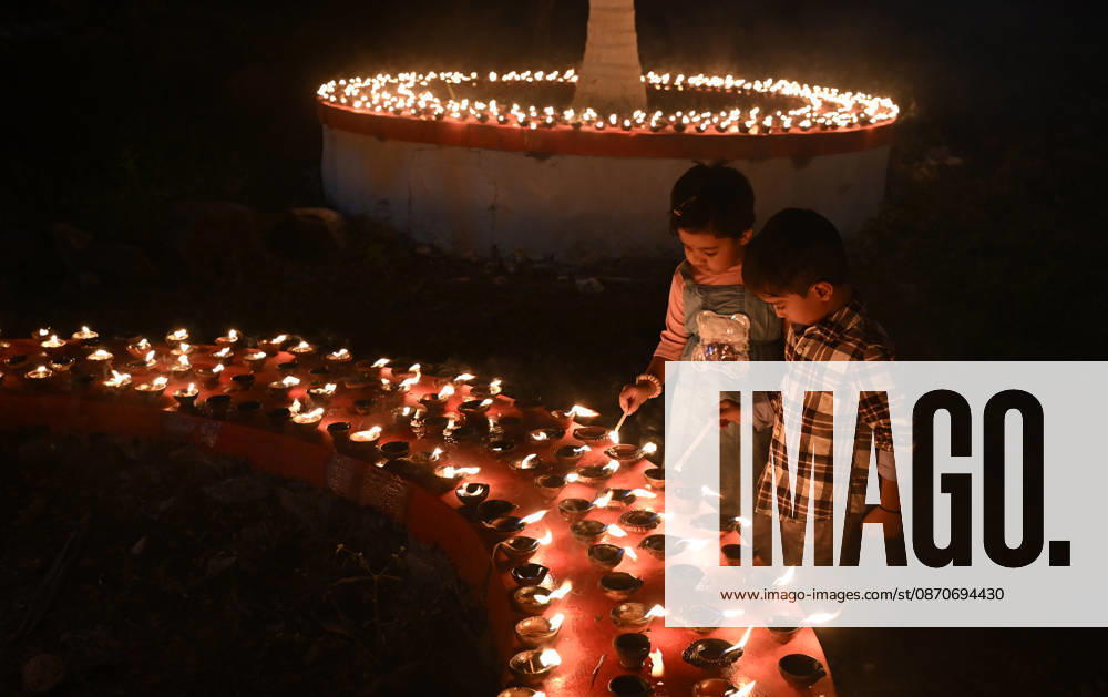 Sharad Purnima (full moon) celebration in Mumbai, India - 25 Oct 2026 Children light earthen lamps on the occasion of Sharad Purnima (full moon) celebration in Mumbai. Sharad Purnima, also known as the Full Moon Festival, marks the end of the monsoon season. devotees observe fasting and meditate on the full moon night, Goddess Lakshmi, the deity of wealth, is worshipped on this day as it is believed to be her birthday. praying to her is said to bring good luck and prosperity in the life of devotees. Mumbai India