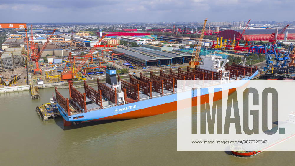 Shipbuilding TAIZHOU, CHINA - OCTOBER 25, 2026 - Multiple large vessels are under construction at Jiangsu New Yangtze Shipbuilding Co., Ltd. in Taizhou, Jiangsu Province, China on October 25, 2026. Taizhou Jiangsu China