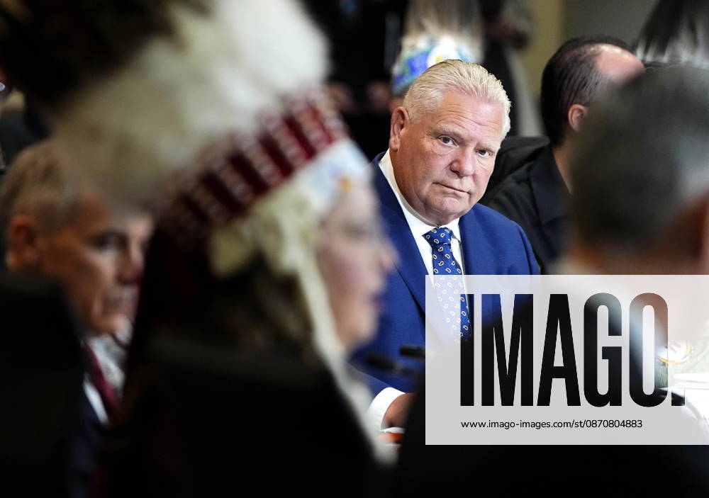 Ottawa, On, CAN: Premier of Ontario Doug Ford listens during a First Nations and First Ministers Meeting in Ottawa, on Monday, Oct. 26, 2026. Ottawa CAN - ZUMAc35_ 20261026_zaf_c35_020