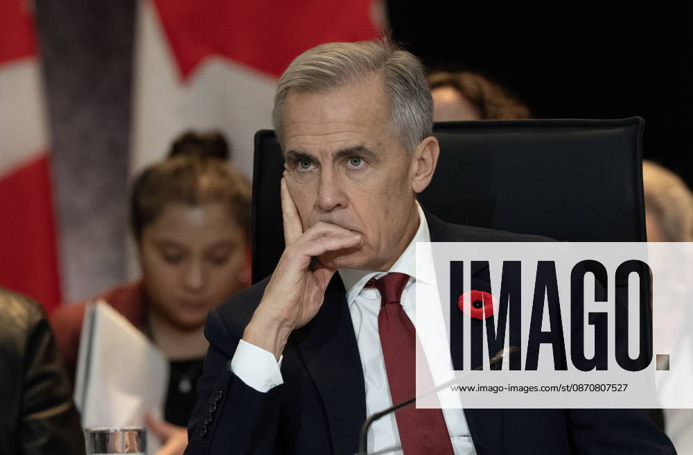 Prime Minister Mark Carney listens to opening remarks at the First Nations and First Ministers meeting in Ottawa, Monday, Oct. 26, 2026. Ottawa Canada - ZUMAc35_ 20261026_zaf_c35_026
