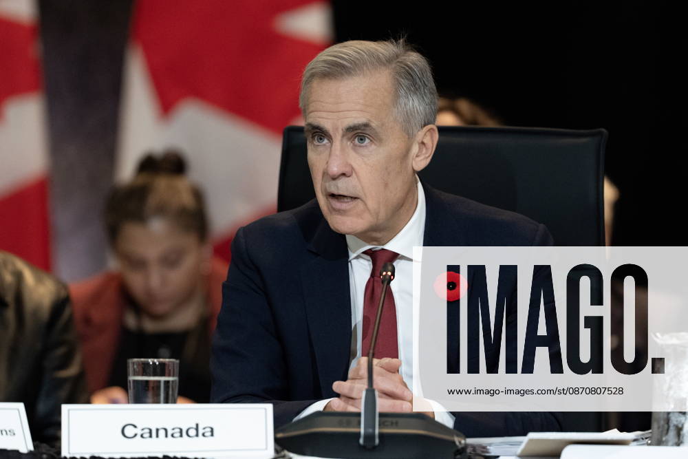 Prime Minister Mark Carney delivers his opening remarks at the First Nations and First Ministers meeting in Ottawa, Monday, Oct. 26, 2026. Ottawa Canada - ZUMAc35_ 20261026_zaf_c35_028