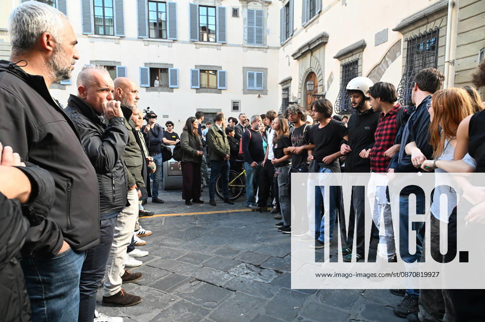 Students protest against the Minister of Education and his school policies, Florence, October 26, 2026 Florence Italy - ZUMAa289 20261026_zia_a289_193