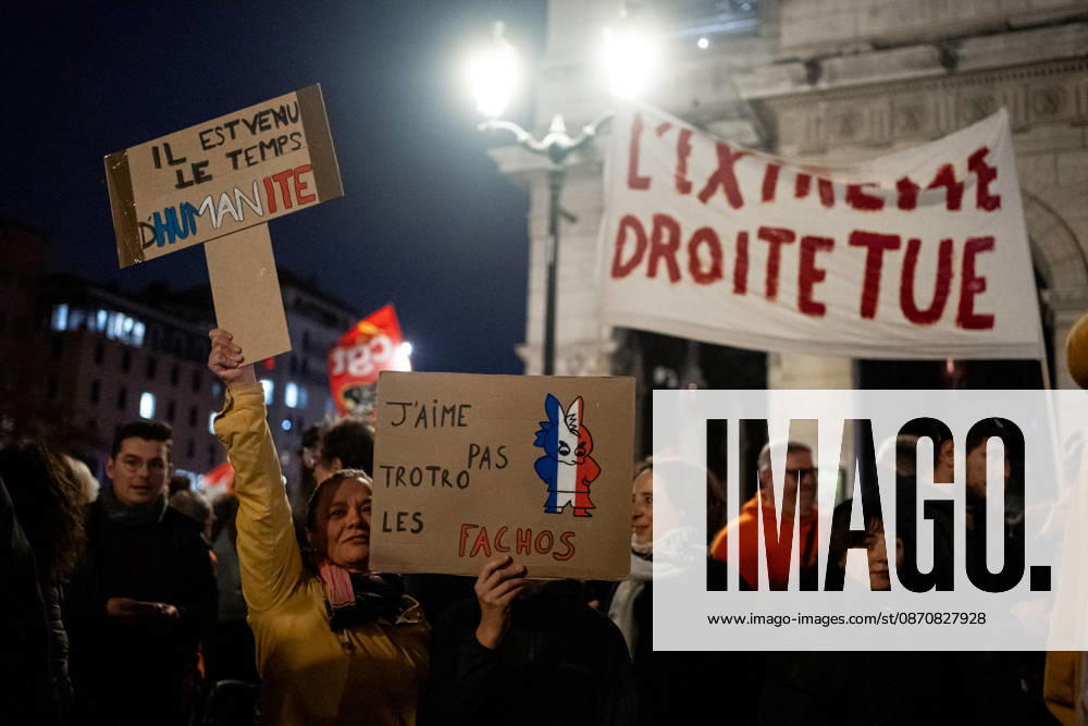 Rally in Lyon following the attacks in Trappes and La Verrière on October 26, 2026 Nicolas Liponne MAXPPP Lyon 10 26 2026 Rally in tribute to Pengo Bossio Wangi, killed in the terrorist and racist attack in Trappes and La Verrière on October 23, 2026, in front of Lyon City Hall, October 26, 2026 A rally in memory of Pengo Bossio Wangi, who was killed in the terrorist and racist attack in Trappes and La Verrière on October 23, 2026, took place in front of Lyon City Hall on October 26, 2026. Lyon, Auvergne-Rhône-Alpes, France