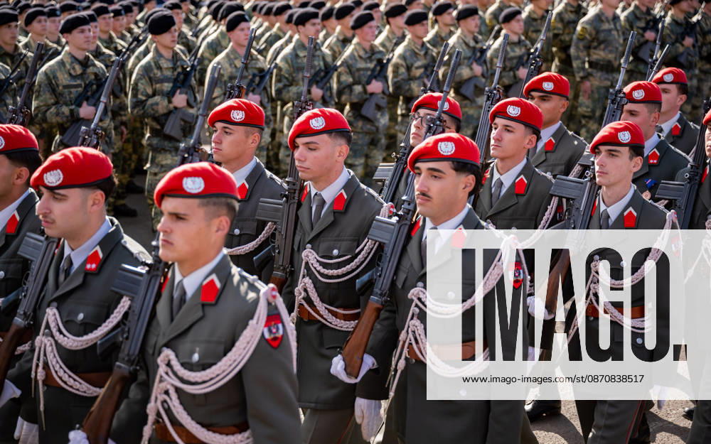 Official Celebrations for Austria s National Day 2026 Oath-taking ceremony during the official celebrations for National Day 2026 at Heldenplatz in Vienna, Austria Vienna Heldenplatz Vienna Austria