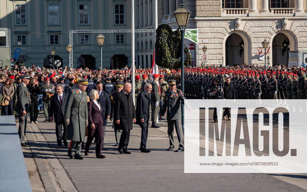 Official celebrations for Austria s National Day 2026 Oath-taking ceremony during the official celebrations for National Day 2026 at Heldenplatz in Vienna, Austria. The photo shows the Vienna City Government at Heldenplatz in Vienna, Austria.