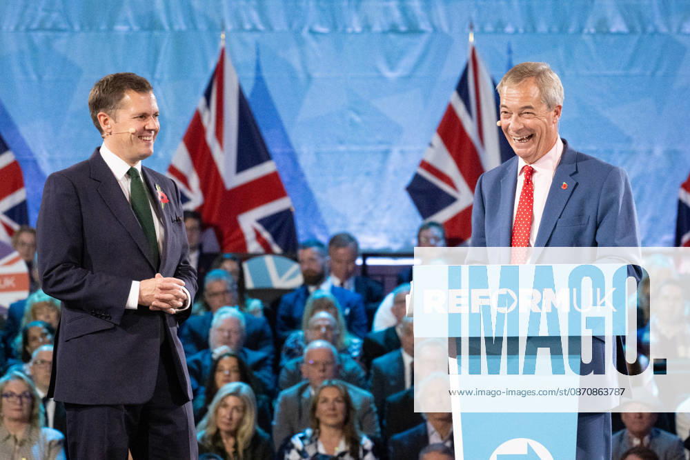 Robert Jenrick and Nigel Farage at the Reform UK s Economic Rescue Plan Press Conference in London. London United Kingdom - ZUMAs197 20261026_aaa_s197_235