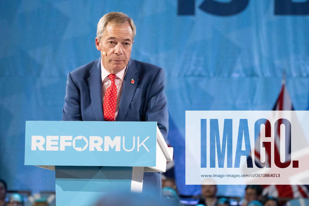 Nigel Farage attends the Reform UK s Economic Rescue Plan Press Conference in London. London United Kingdom - ZUMAs197 20261026_aaa_s197_253