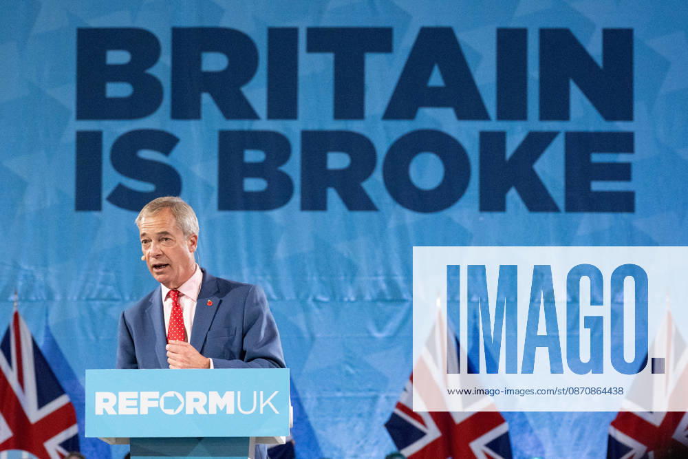Nigel Farage speaks at the Reform UK s Economic Rescue Plan Press Conference in London. London United Kingdom - ZUMAs197 20261026_aaa_s197_250