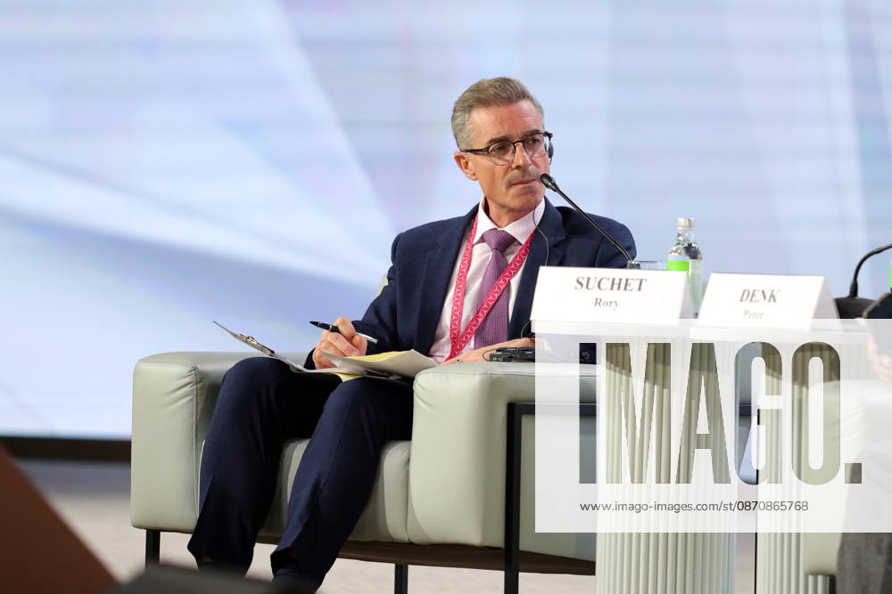 Third Summit Economic and Humanitarian Forum, Russia Africa - 26 Oct 2026 Suchet Rory, British journalist and presenter of the international edition of RT International TV channel seen during the session Africa must unite, or Africa is not one country.: how media can connect different parts of the continent within the framework of the Third Summit, Economic and Humanitarian Forum, Russia Africa, at the National Center Russia , in Moscow. Moscow Russia
