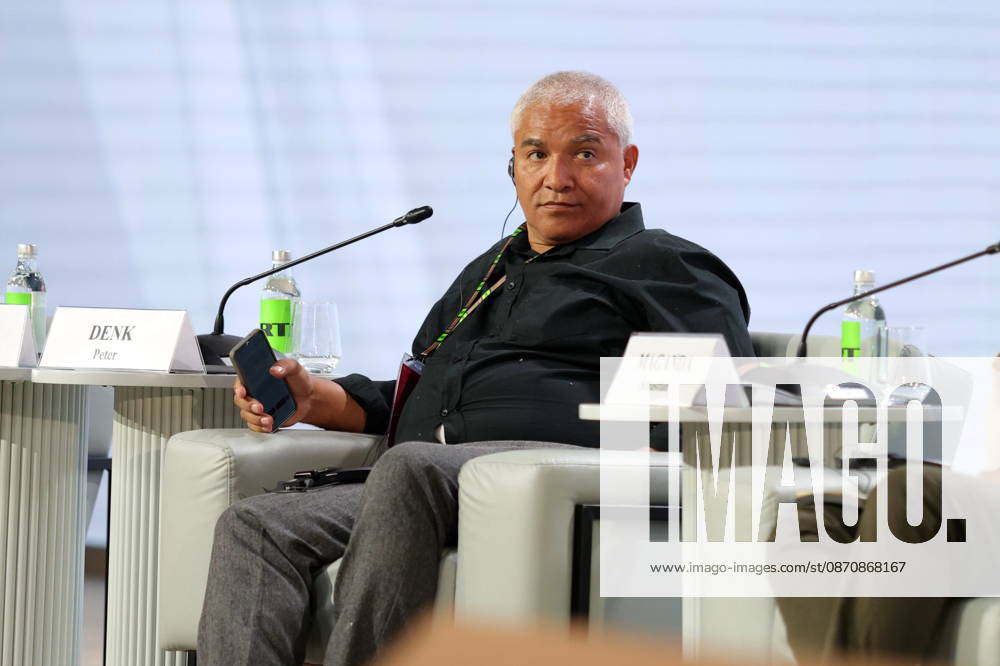 Pete Denk, president and chief operating officer of Eaton s Industrial Sector, a global intelligent power management company, is seen during the session Africa Must Unite, or Africa Is Not One Country: How Media Can Connect Different Parts of the Continent at the Third Russia-Africa Summit and Economic and Humanitarian Forum at the National Centre Russia in Moscow. Moscow Russia - ZUMAs197 20261026_aaa_s197_295