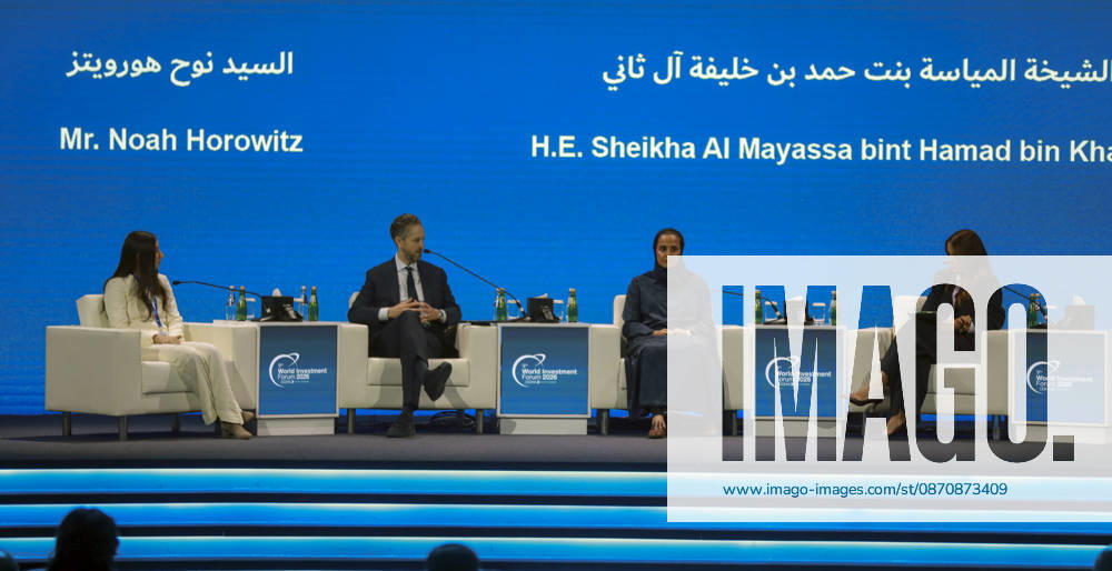 Doha Qatar Investment Forum Speakers participate in the Investing in Art and Civilisation session during the World Investment Forum 2026 in Doha, Qatar on October 26, 2026. The Forum brought together policymakers, business leaders and investors to discuss investment and economic cooperation. A session on ASEAN-GCC relations explored opportunities to strengthen investment ties between the two regions. Doha Baladiyat ad Dawhah Qatar