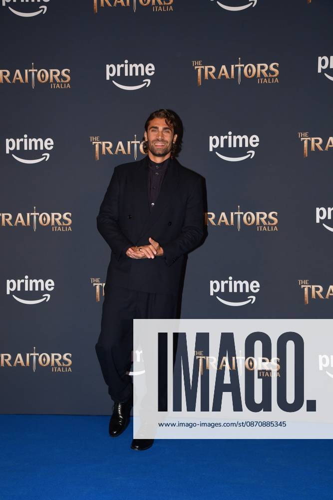 IPA90231988 - Rome, Palazzo Brancaccio: Photocall for the second season of The Traitors Italia. Pictured: Mario Ermito