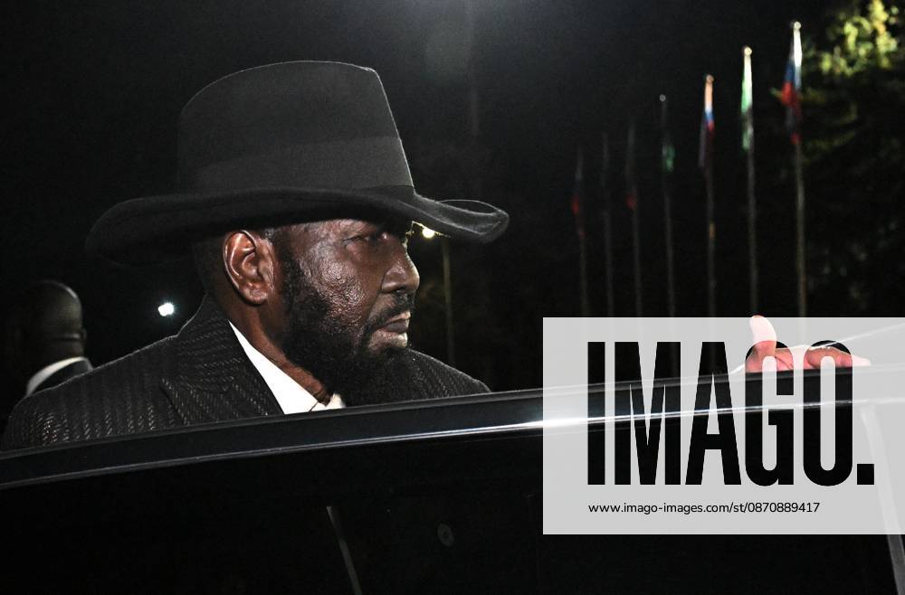 President of South Sudan Salva Kiir Mayardit arrives in Moscow 9274029 26.10.2026 President of South Sudan Salva Kiir Mayardit arrives in Moscow for the 3rd Russia-Africa Summit and Forum. Sergey Bobylev Sputnik Crediting the source in the following order photographer s name Russia-Africa Summit and Economic and Humanitarian forum host ÑÄhoto agency is mandatory when using the photo Moscow Russia