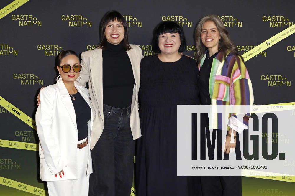 Linh Nguyen, Chloe Merz, Betty Kupsa, and Jasmin Baltres at the Gastronation industry event at the Grüner Bunker on Feldstraße in Hamburg, October 26, 2026 Foto:xC.xTamckex xFuturexImagex gastronation_6028