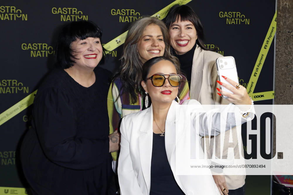 Betty Kupsa, Jasmin Baltres, Chloe Merz, and Linh Nguyen at the Gastronation industry event at the Grüner Bunker on Feldstraße in Hamburg, October 26, 2026 Foto:xC.xTamckex xFuturexImagex gastronation_6029