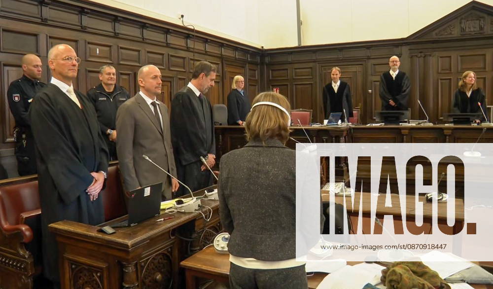 GERMANY, HAMBURG - OCTOBER 27, 2026: Ukrainian citizen Serhii Kuznetsov (2nd L front), suspected of the 2022 sabotage of the Nord Stream 1 and Nord Stream 2 gas pipelines, attends a hearing at the Higher Regional Court Hamburg Germany - ZUMAt113 20261027_zaa_t113_171