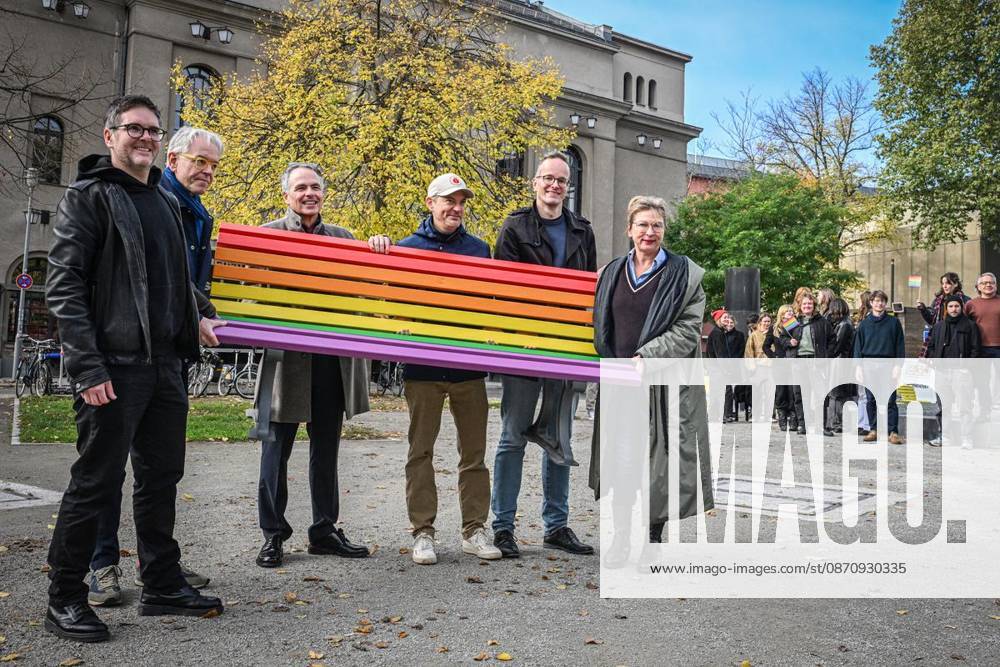 Berliner Ensemble Installs Rainbow Bench ** ** **At the initiative of the Berliner Ensemble, several Berlin cultural institutions—including, am