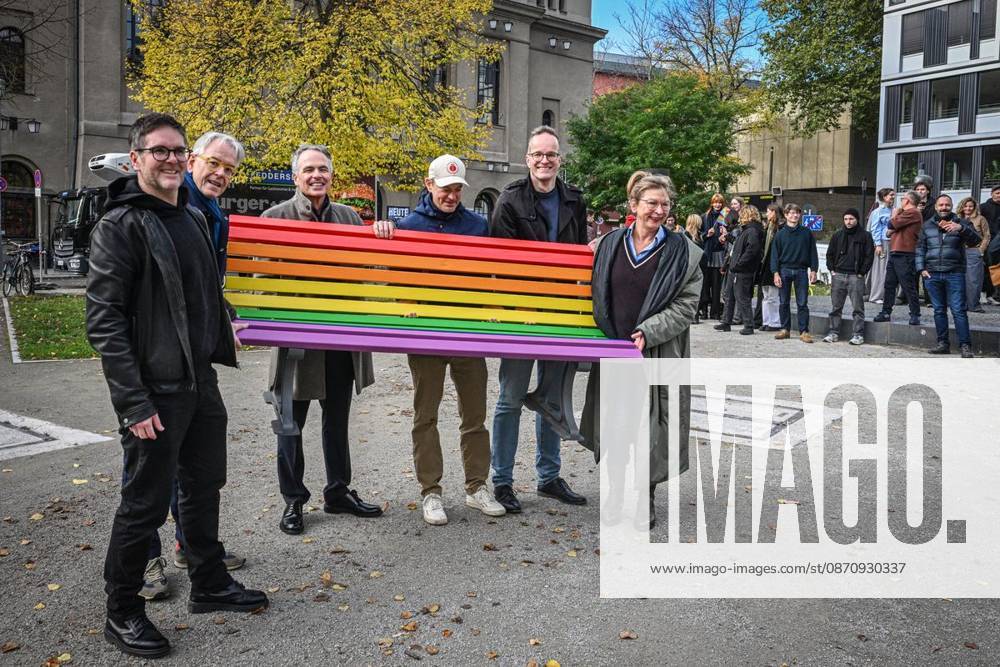 Berliner Ensemble Installs Rainbow Bench ** ** **At the initiative of the Berliner Ensemble, several Berlin cultural institutions—including, am