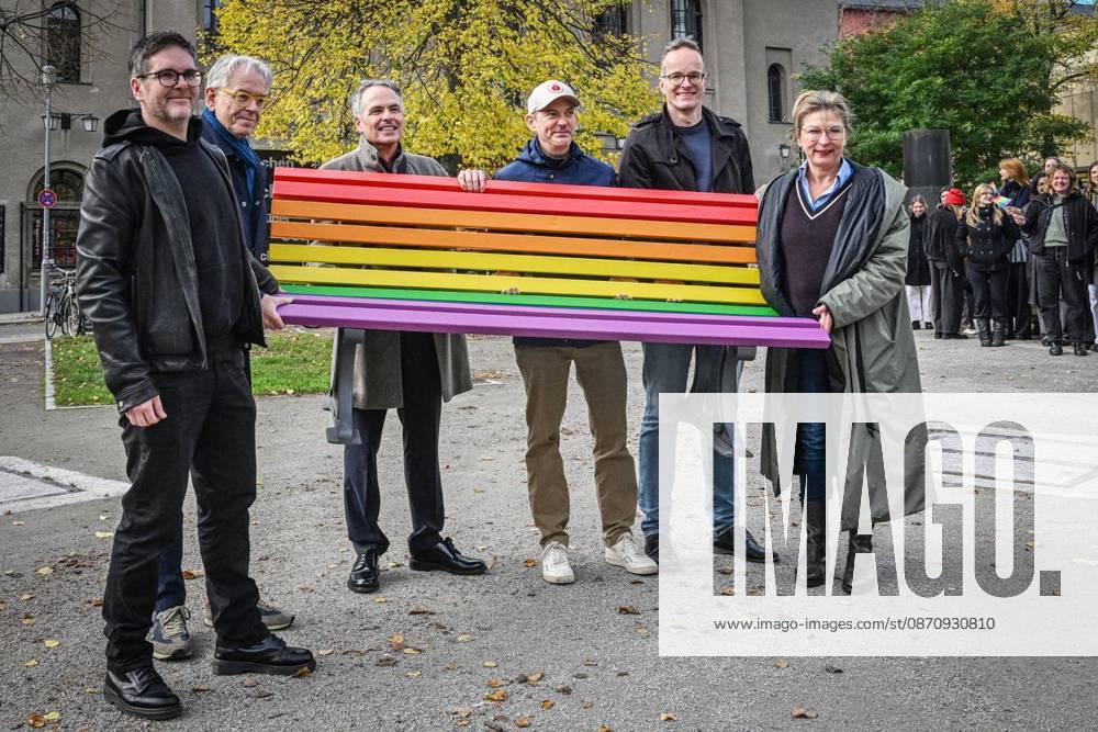 Berliner Ensemble Installs Rainbow Bench ** ** **At the initiative of the Berliner Ensemble, several Berlin cultural institutions—including, am