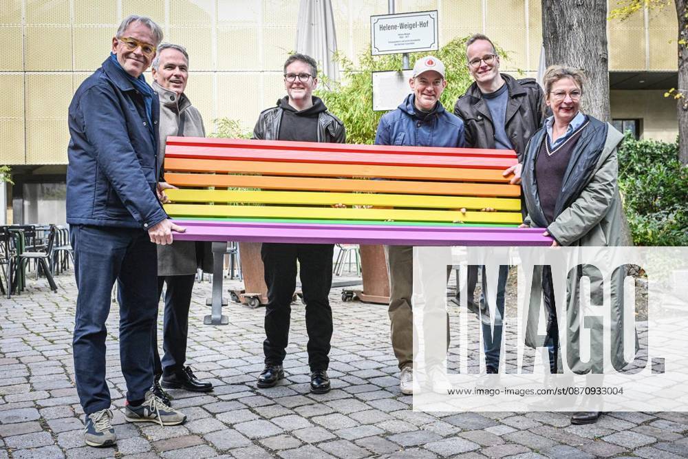 Berliner Ensemble Installs Rainbow Bench ** ** **At the initiative of the Berliner Ensemble, several Berlin cultural institutions—including, am