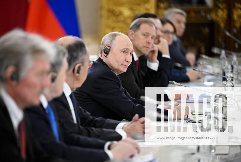 President Vladimir Putin meets with Emir of Qatar Tamim bin Hamad Al Thani 9274848 27.10.2026 Russian President Vladimir Putin during his meeting with Emir of the State of Qatar Sheikh Tamim bin Hamad Al Thani on the sidelines of the 8th summit of the Gas Exporting Countries Forum in Moscow. Sergey Bobylev Sputnik Crediting the source in the following order photographer s name 8th GECF summit host photo agency is mandatory when using the photo Moscow Russia