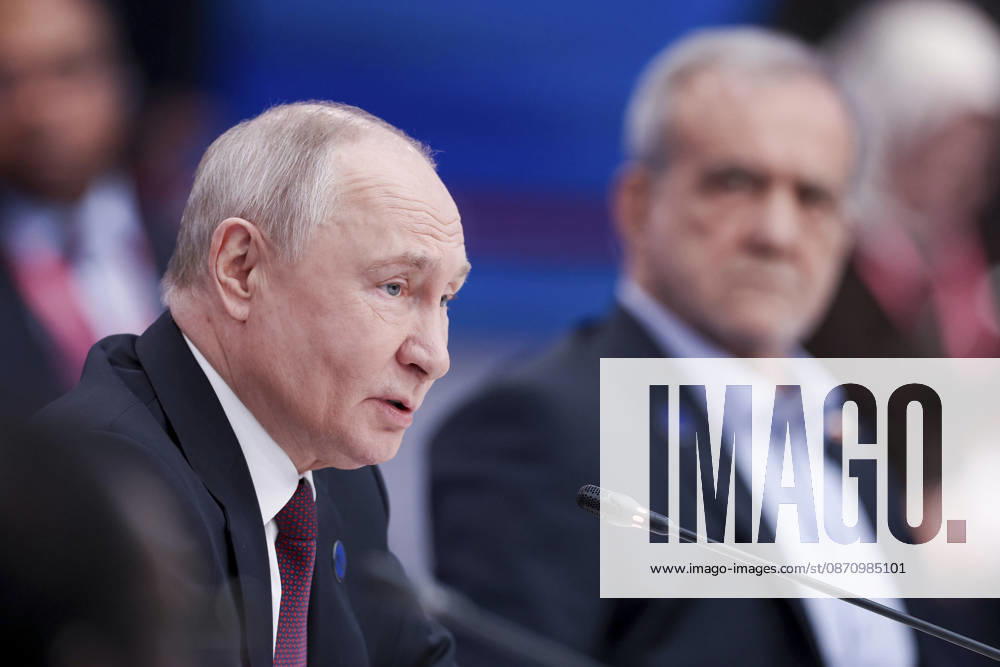 Moscow, Russian Federation: Russian President Vladimir Putin, remarks during a plenary session of the 8th summit of the Gas Exporting Countries Forum, October 27, 2026 in Moscow, Russia. Moscow Russian Federation - ZUMAp138 20261027_zaa_p138_021