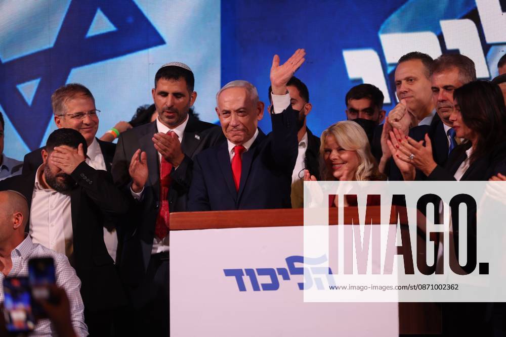 Netanyahu addresses Likud supporters WEST JERUSALEM, OCTOBER 28, 2026: Israeli Prime Minister and Likud party leader Benjamin Netanyahu addresses supporters at the partys election headquarters in West Jerusalem following the release of exit polls and preliminary results from Israels parliamentary elections held on October 27. WEST JERUSALEM Israel