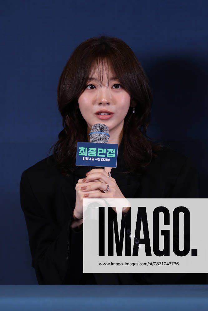 Seoul press screening for the movie Final Interview South Korean actor Cho Yi-hyun speaks during a press preview for the movie Final Interview in Seoul, South Korea, on October 28, 2026. Seoul South Korea