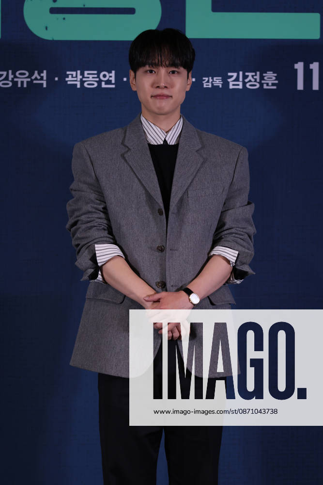 Seoul press screening for the movie Final Interview South Korean actor Kang You-seok poses for photos during a press preview for the movie Final Interview in Seoul, South Korea, on October 28, 2026. Seoul South Korea