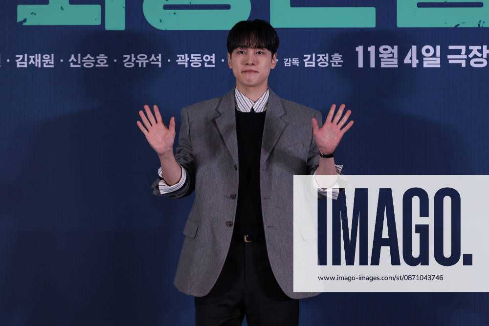 Seoul press screening for the movie Final Interview South Korean actor Kang You-seok poses for photos during a press preview for the movie Final Interview in Seoul, South Korea, on October 28, 2026. Seoul South Korea