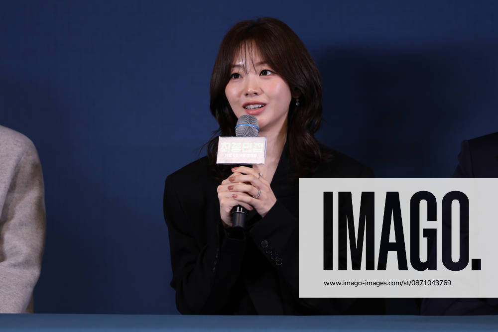 Seoul press screening for the movie Final Interview South Korean actor Cho Yi-hyun speaks during a press preview for the movie Final Interview in Seoul, South Korea, on October 28, 2026. Seoul South Korea