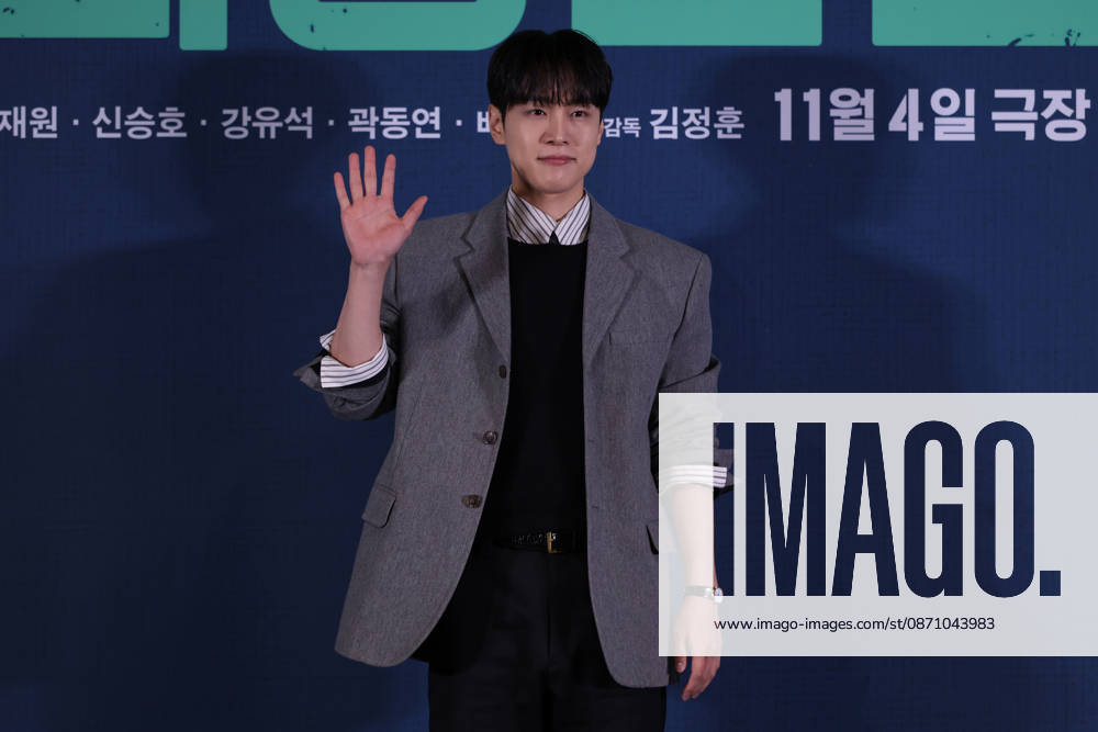 Seoul press screening for the movie Final Interview South Korean actor Kang You-seok poses for photos during a press preview for the movie Final Interview in Seoul, South Korea, on October 28, 2026. Seoul South Korea