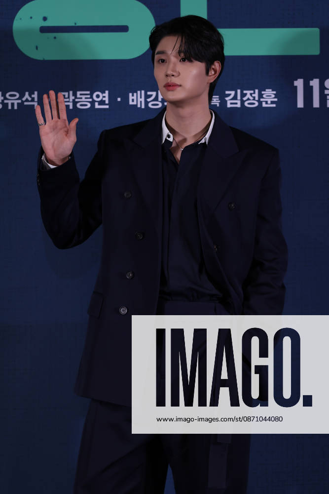 Seoul press screening for the movie Final Interview South Korean actor Kim Jae-won poses for photos during a press preview for the movie Final Interview in Seoul, South Korea, on October 28, 2026. Seoul South Korea