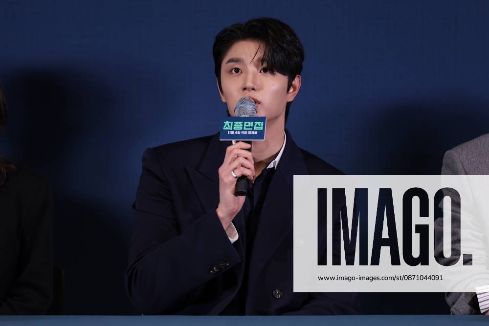 Seoul press screening for the movie Final Interview South Korean actor Kim Jae-won speaks during a press preview for the movie Final Interview in Seoul, South Korea, on October 28, 2026. Seoul South Korea