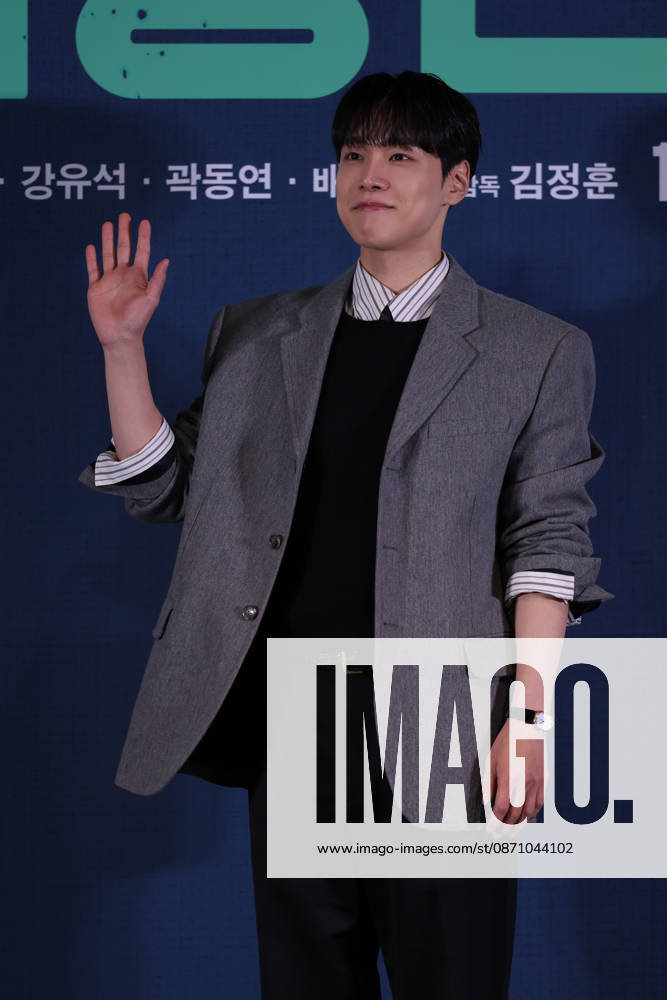 Seoul press screening for the movie Final Interview South Korean actor Kang You-seok poses for photos during a press preview for the movie Final Interview in Seoul, South Korea, on October 28, 2026. Seoul South Korea