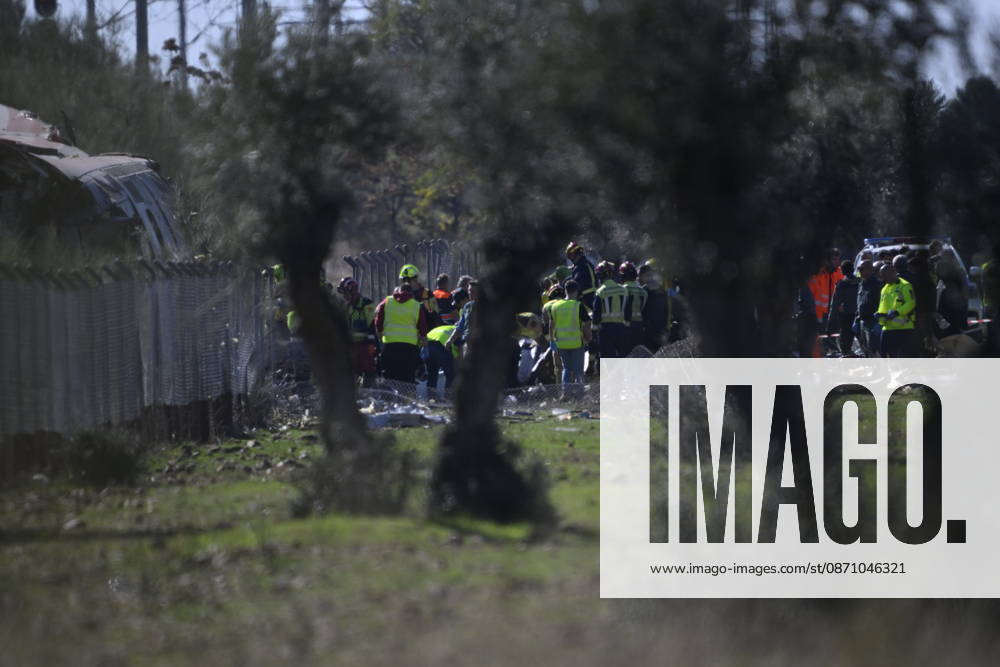 Death toll in Spain high-speed train collision climbs to 46 TOLEDO, SPAIN - OCTOBER 28: Emergency teams work at the scene of a collision involving two high-speed trains near Urda station in Toledo province, Spain, on October 28, 2026. The death toll has risen to 46, according to Spanish media reports. Preliminary information suggests that a Renfe AVE train struck the rear of a stationary Iryo train, causing two carriages to derail and fall down an embankment. Emergency crews continue rescue and response operations as authorities investigate the cause of the collision. Burak Akbulut Anadolu Toledo Spain. Editorial use only. Please get in touch for any other usage.