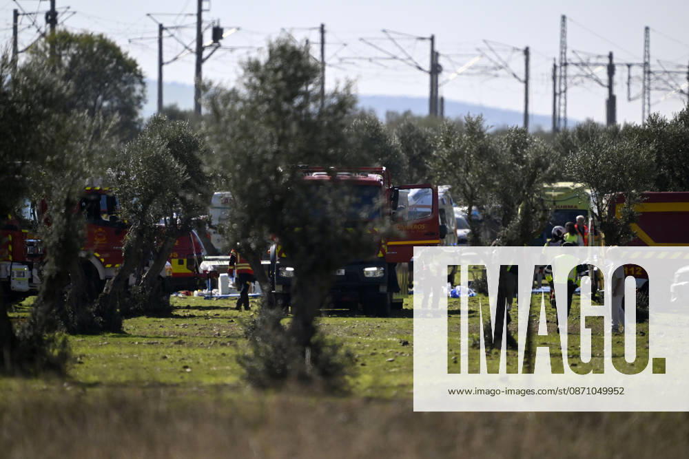Death toll in Spain high-speed train collision climbs to 46 TOLEDO, SPAIN - OCTOBER 28: Emergency teams work at the scene of a collision involving two high-speed trains near Urda station in Toledo province, Spain, on October 28, 2026. The death toll has risen to 46, according to Spanish media reports. Preliminary information suggests that a Renfe AVE train struck the rear of a stationary Iryo train, causing two carriages to derail and fall down an embankment. Emergency crews continue rescue and response operations as authorities investigate the cause of the collision. Burak Akbulut Anadolu Toledo Spain. Editorial use only. Please get in touch for any other usage.