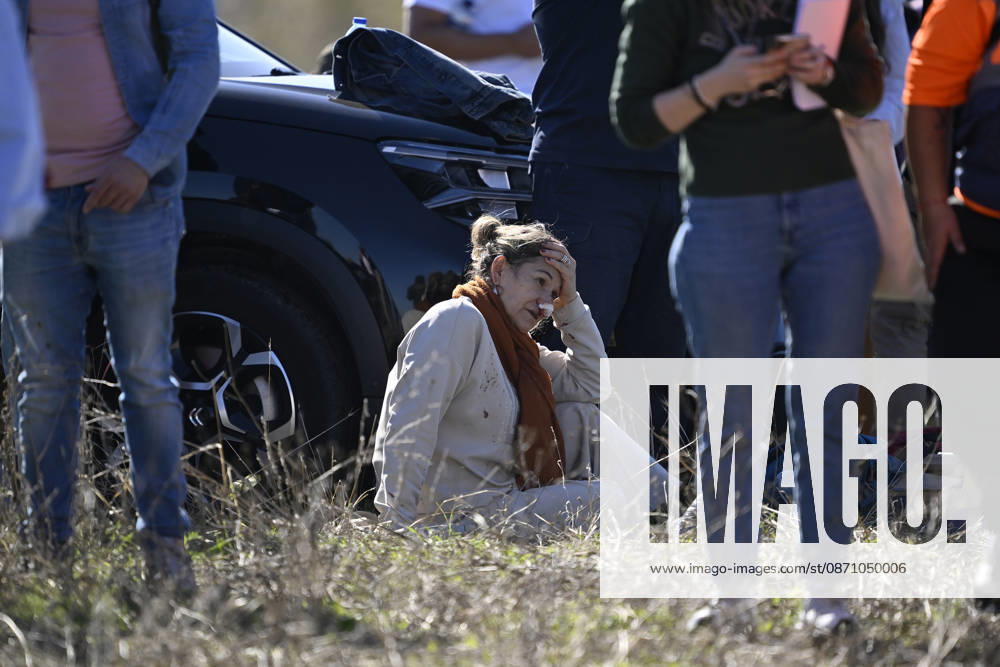 Death toll in Spain high-speed train collision climbs to 46 TOLEDO, SPAIN - OCTOBER 28: An injured woman is seen as emergency teams work at the scene of a collision involving two high-speed trains near Urda station in Toledo province, Spain, on October 28, 2026. The death toll has risen to 46, according to Spanish media reports. Preliminary information suggests that a Renfe AVE train struck the rear of a stationary Iryo train, causing two carriages to derail and fall down an embankment. Emergency crews continue rescue and response operations as authorities investigate the cause of the collision. Burak Akbulut Anadolu Toledo Spain. Editorial use only. Please get in touch for any other usage.