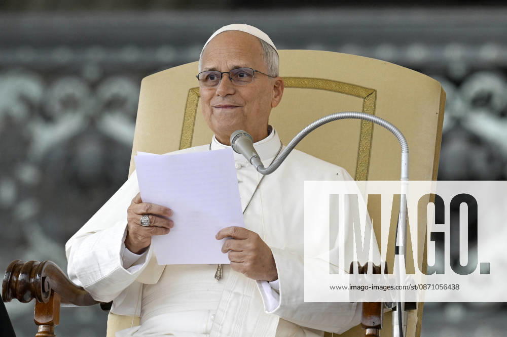 Pope Leo XIV The General Audience - Vatican Pope Leo XIV attends the weekly general audience in Saint Peter’s square, Vatican on October 28, 2026. Photo by (EV) Matteo Pernaselci Vatican Media ABACAPRESS.COM