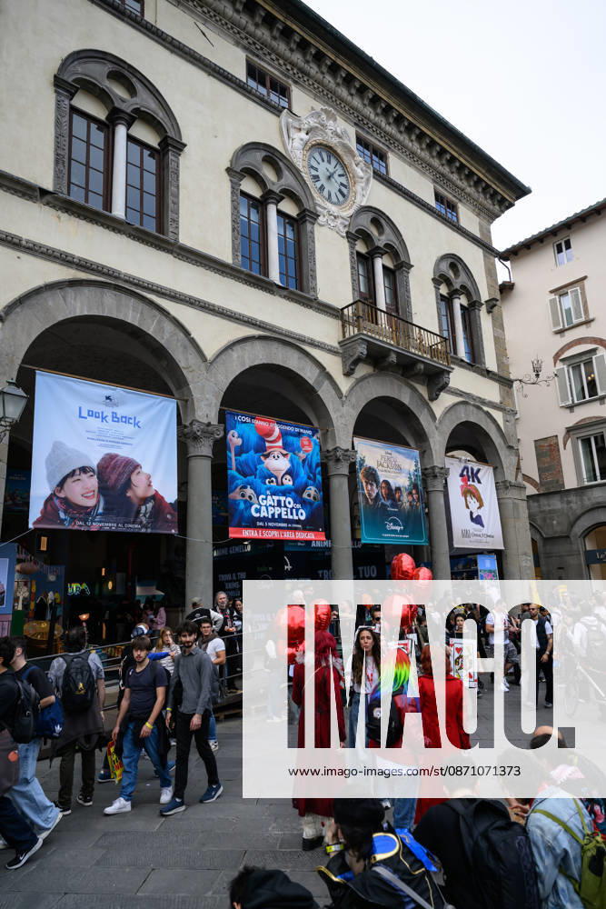 The audience and location of the city of Lucca during the opening day of Lucca Comics & Games, Lucca, 28 10 2026 Lucca Italy - ZUMAa289 20261028_zia_a289_091
