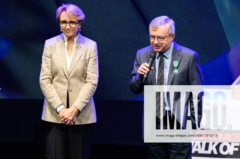 French Ambassador to Italy Anne Marie Descotes was present to present an important award to Professor Alessandro Barbero during the inauguration of the 60th edition of Lucca Comics & Games, Lucca, 28 10 2026 Lucca Italy - ZUMAa289 20261028_zia_a289_164