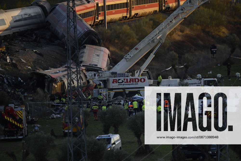 At least 68 dead, 80 injured in high-speed train crash in central Spain TOLEDO, SPAIN - OCTOBER 28: Emergency teams work at the scene of a collision involving two high-speed trains near Urda station in Toledo province, Spain, on October 28, 2026. The death toll has risen to 68, according to Spanish media reports. Preliminary information suggests that a Renfe AVE train struck the rear of a stationary Iryo train, causing two carriages to derail and fall down an embankment. Emergency crews continue rescue and response operations as authorities investigate the cause of the collision. Burak Akbulut Anadolu Toledo Spain. Editorial use only. Please get in touch for any other usage.