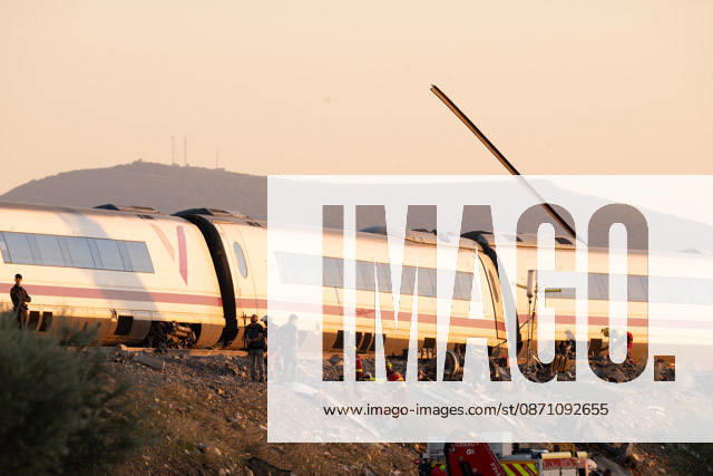 October 28, 2026, Urda, Toledo, Spain: At least 68 people have died and dozens more were injured after two high-speed passenger trains collided near Urda station in the province of Toledo on Wednesday morning, regional authorities confirmed. The catastrophe occurred at approximately 08:53 AM when a state-owned Renfe AVE train struck the rear of a stationary train operated by private carrier Iryo. More than 500 passengers were on board both convoys, which were traveling along the Madrid-Andalusia high-speed corridor. Spanish Transport Minister ü scar Puente stated that the collision followed a safety system failure, after which an inexplicable order was issued from the control center allowing the A - ZUMAd308 20261028_zsp_d308_051