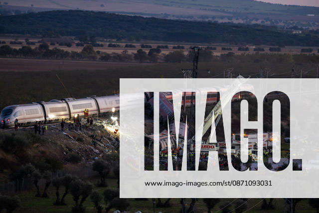 October 28, 2026, Urda, Toledo, Spain: At least 68 people have died and dozens more were injured after two high-speed passenger trains collided near Urda station in the province of Toledo on Wednesday morning, regional authorities confirmed. The catastrophe occurred at approximately 08:53 AM when a state-owned Renfe AVE train struck the rear of a stationary train operated by private carrier Iryo. More than 500 passengers were on board both convoys, which were traveling along the Madrid-Andalusia high-speed corridor. Spanish Transport Minister ü scar Puente stated that the collision followed a safety system failure, after which an inexplicable order was issued from the control center allowing the A - ZUMAd308 20261028_zsp_d308_087