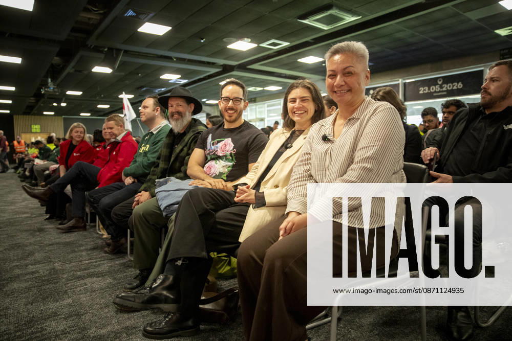 NZ ELECTION, Greens Party MPs including co-leaders Chloe Swarbrick and Marama Davidson in Auckland, New Zealand, Thursday, October 29, 2026. New Zealanders have begun voting for their next government ahead of polling day on November 7. ( AUCKLAND New Zealand